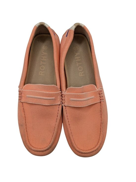 Rothy's Shoes - ROTHYS The Driver Slip-On Flats Womens Loafers Peach Orange Sz US 9